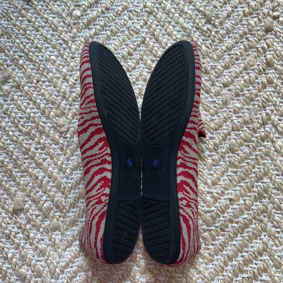 Rothy's The Loafer Women's Flats Red Zebra - Picture 4 of 7